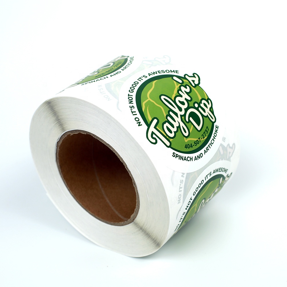 Custom Round Stickers Printing at Wholesale Price